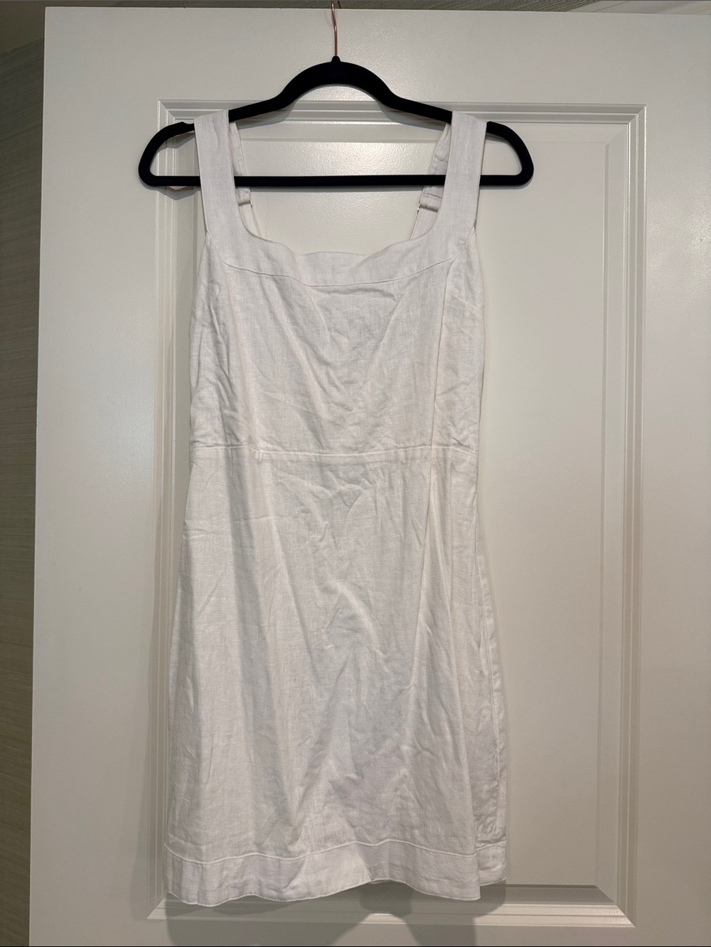 Abercrombie & Fitch White Sleeveless Mini Dress
